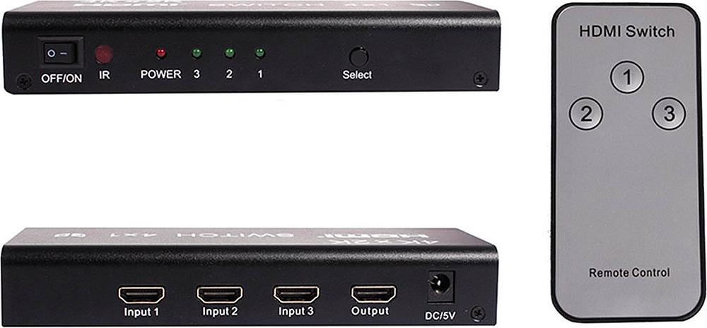 SWITCH HDMI 3 PORTS 4K