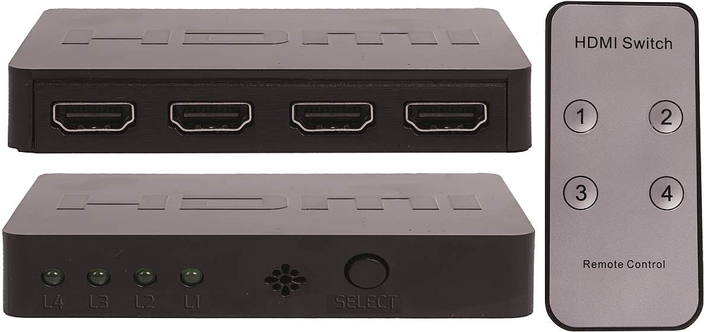 SWITCH HDMI FULL HD 4 PORTS