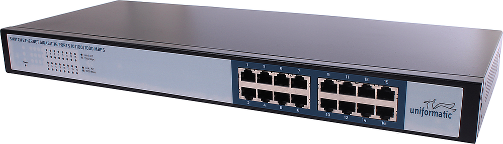 SWITCH RACKABLE 16x GIGA