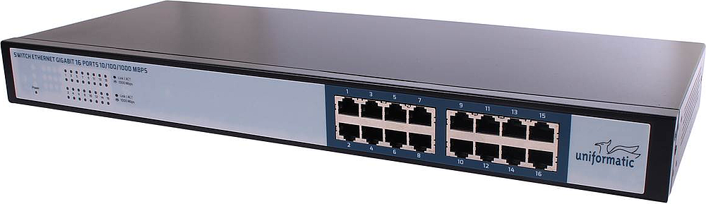 SWITCH RACKABLE 16x GIGA