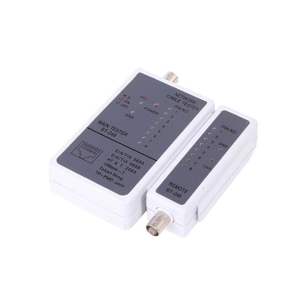 TESTEUR RJ45/RJ11/RJ12/BNC