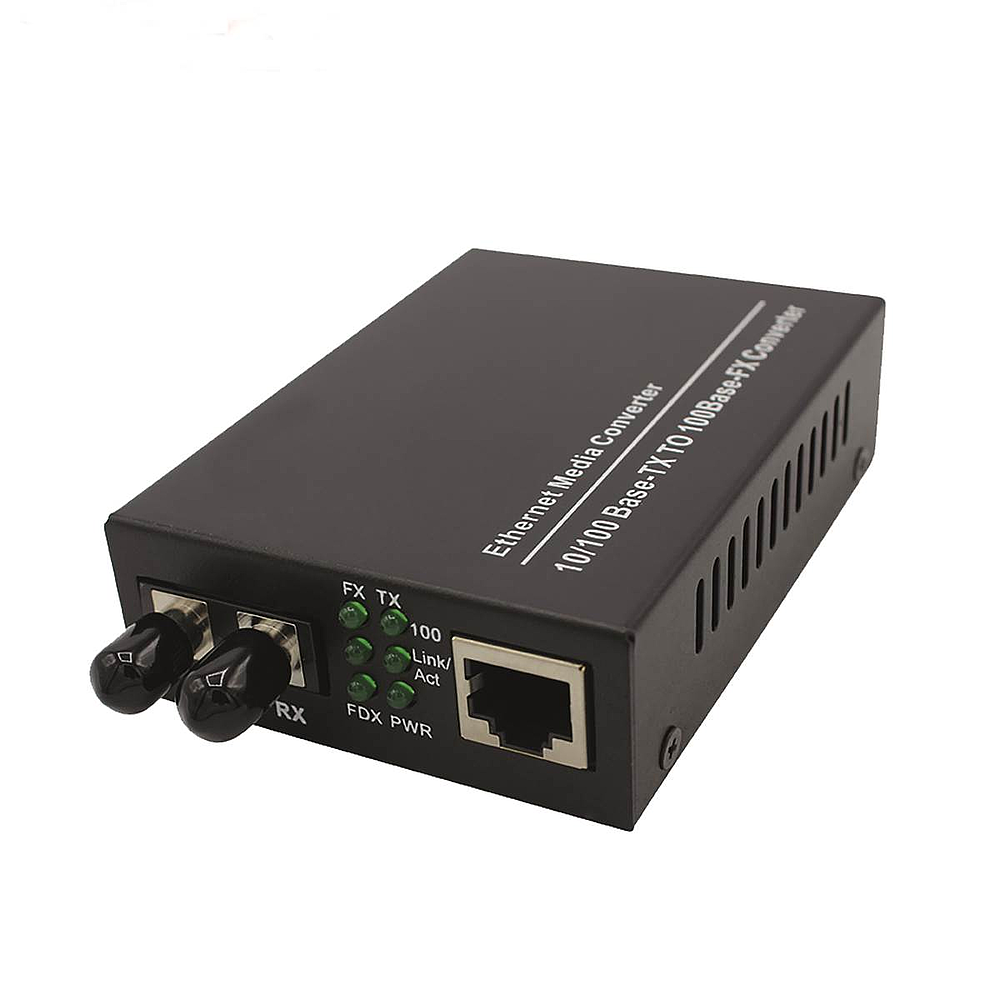 TRANSCEIVER FO RJ45/ST MULTI