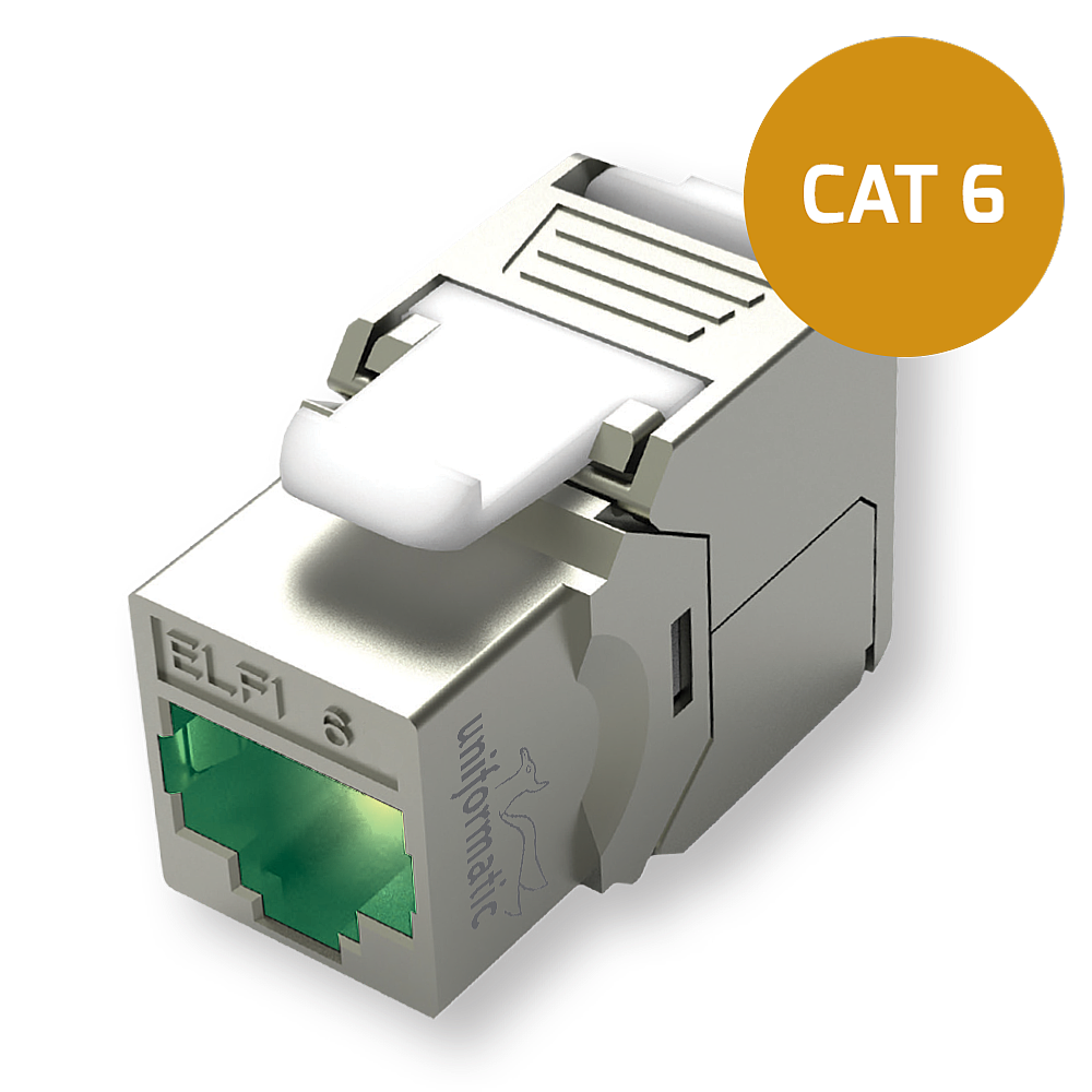 EMBASE RJ45 CAT6 FTP LUMINEUSE