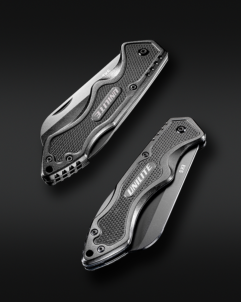 Couteau pliant à lame tronquée