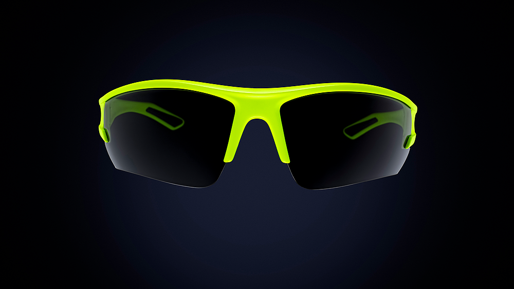 Lunette sécu verre fumé foncé