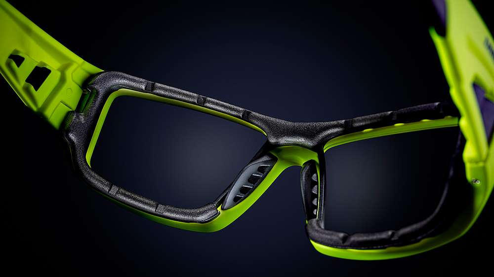 Lunette sécu ac joints mousse