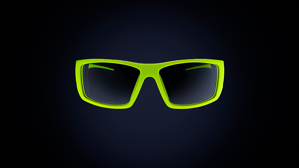 Lunette sécu ac joints mousse