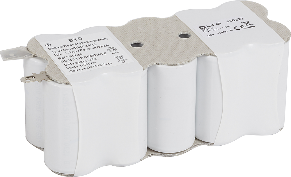 BATTERIE NICD 12 V / 1,2 AH