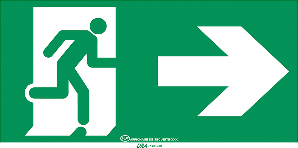 PICTOGRAMME AUTOCOLLANT NF