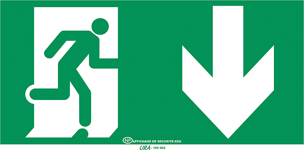 PICTOGRAMME AUTOCOLLANT NF