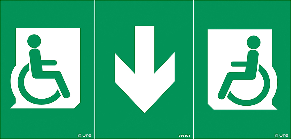PICTOGRAMME AUTOCOLLANT PMR