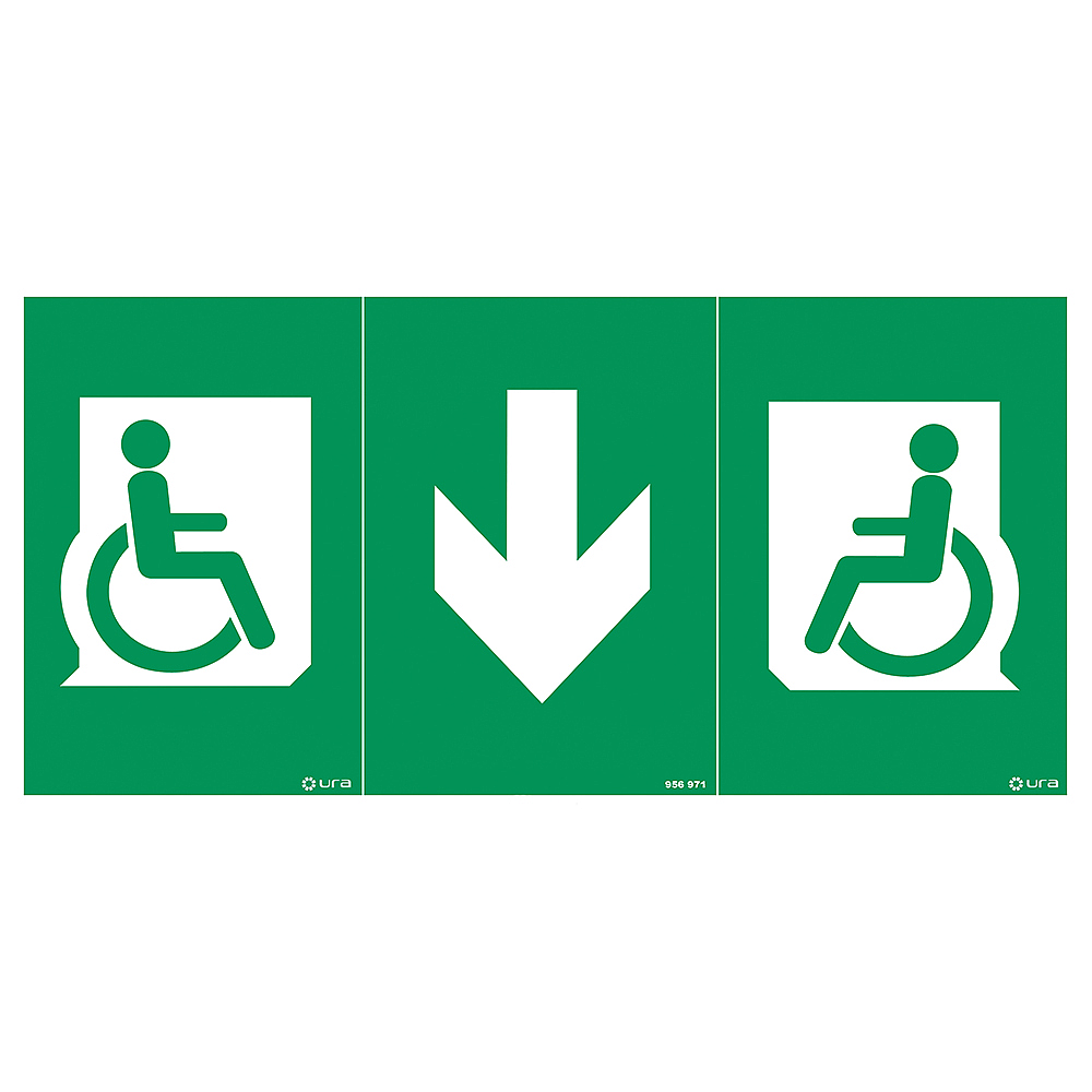 PICTOGRAMME AUTOCOLLANT PMR