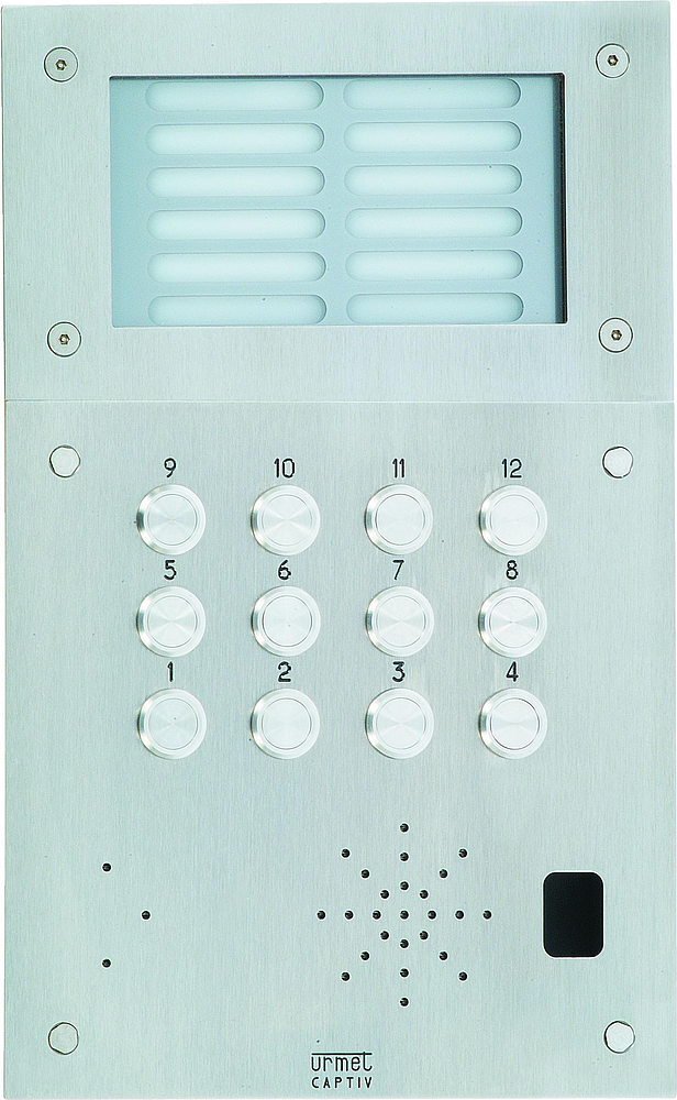 Plaque Inox 12Bp+Grav+Ecl
