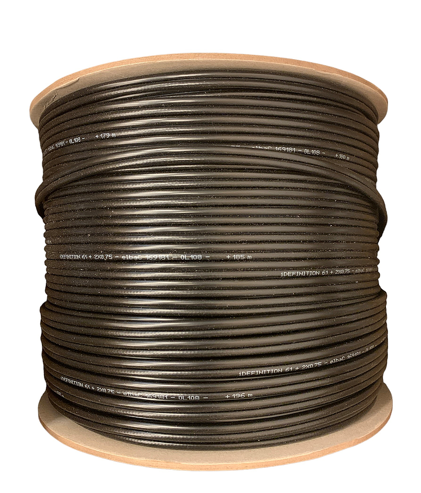 Coax + Alim 2X0.75 Hd 200M