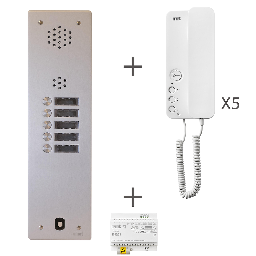 Kit Audio 1R 5Bp 2Voice Progr