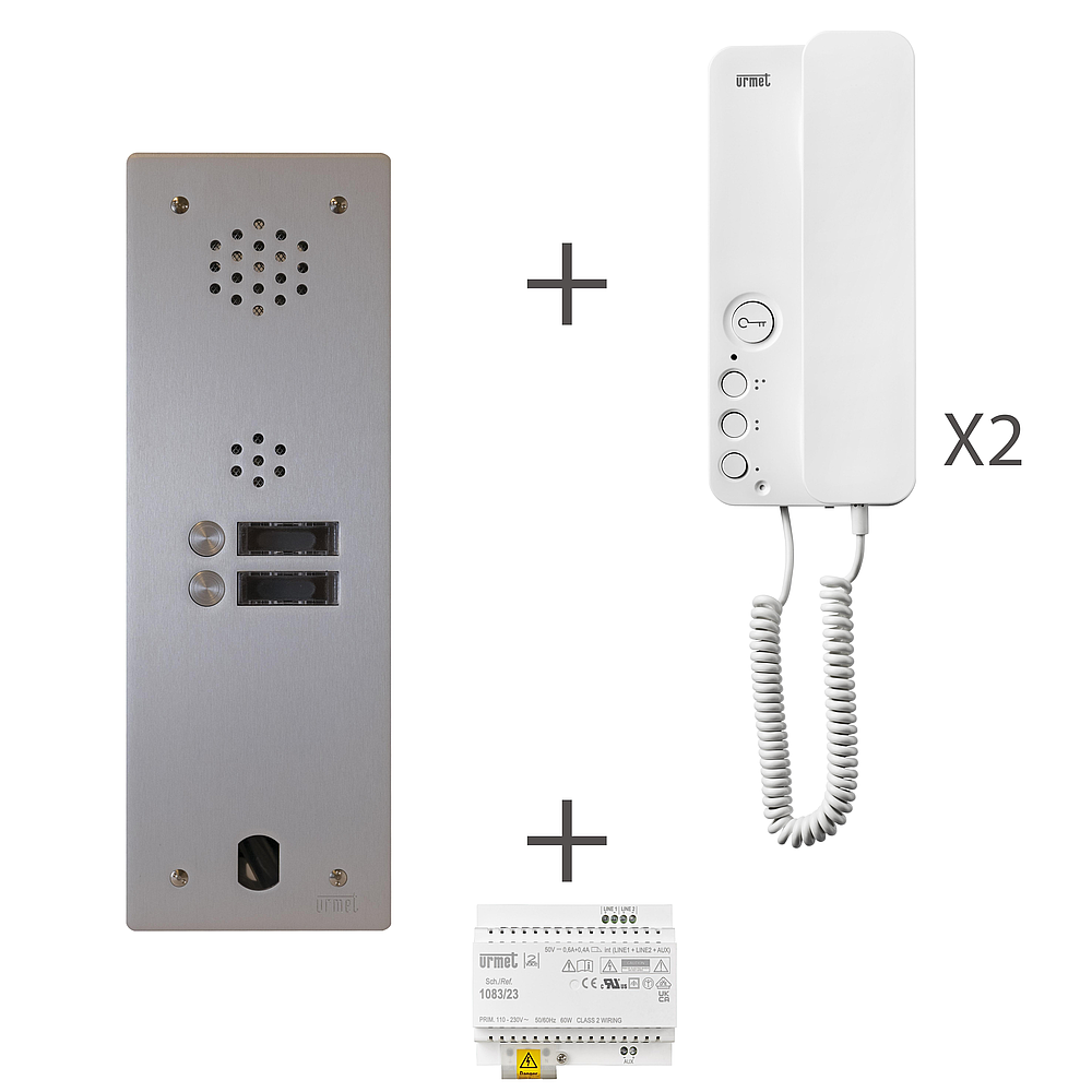 Kit Audio 1R 2Bp 2Voice Progr