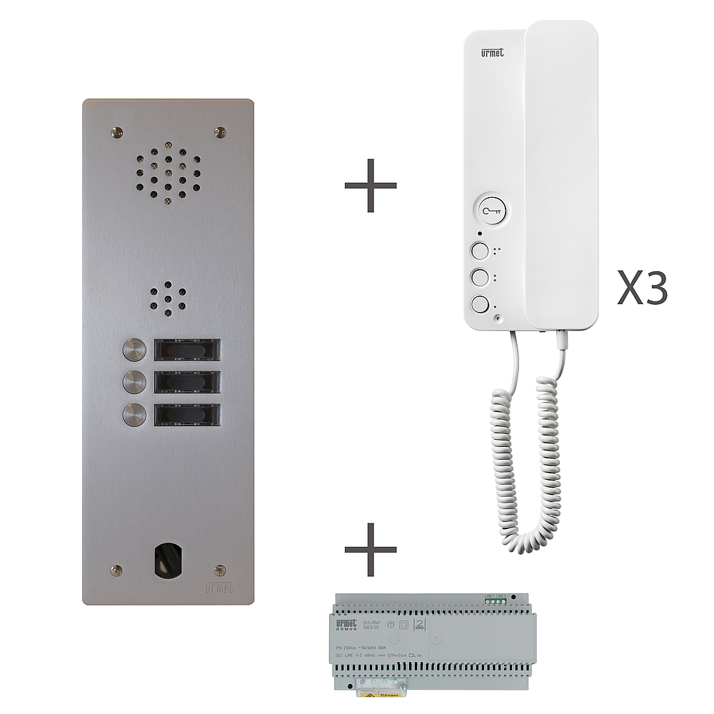 Kit Audio 1R 3Bp 2Voice Progr
