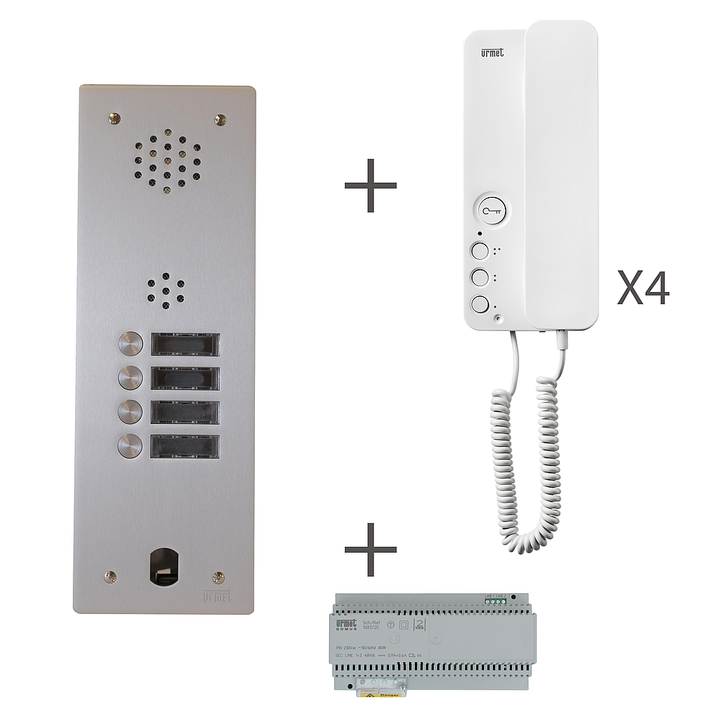 Kit Audio 1R 4Bp 2Voice Progr