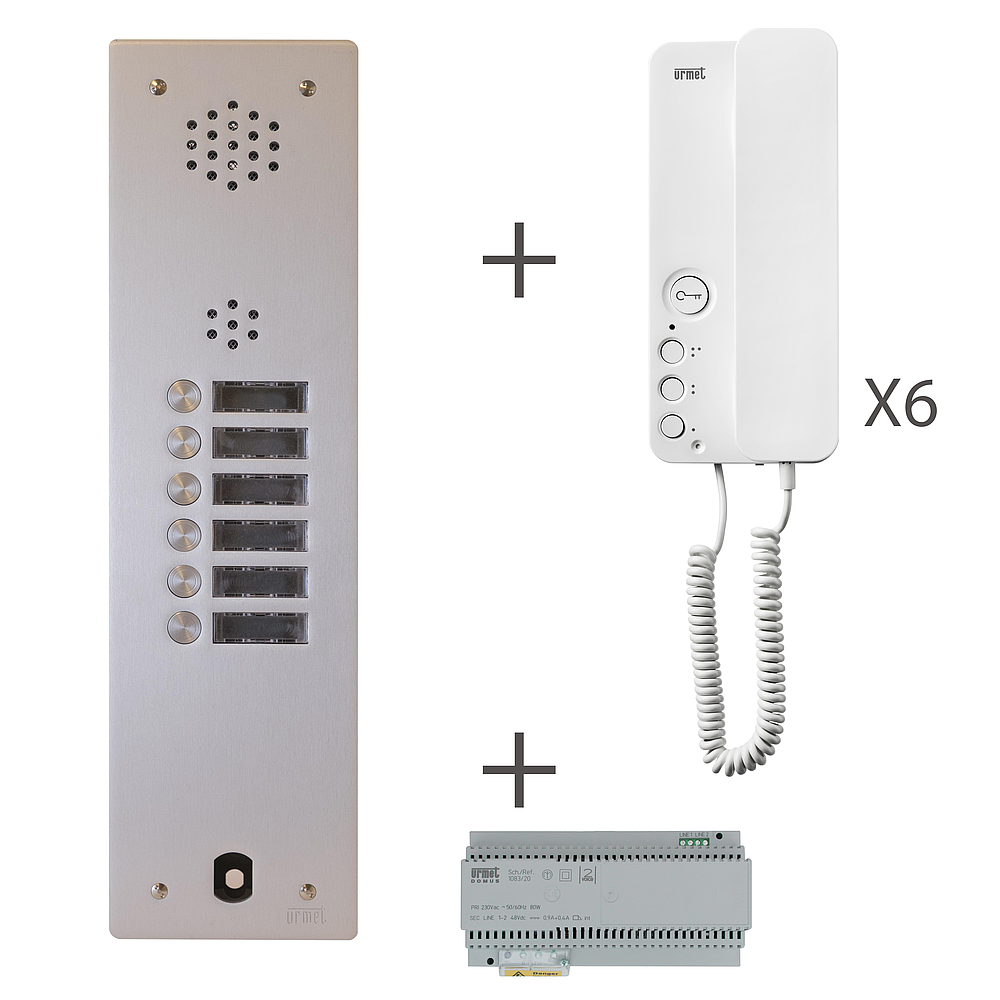Kit Audio 1R 6Bp 2Voice Progr