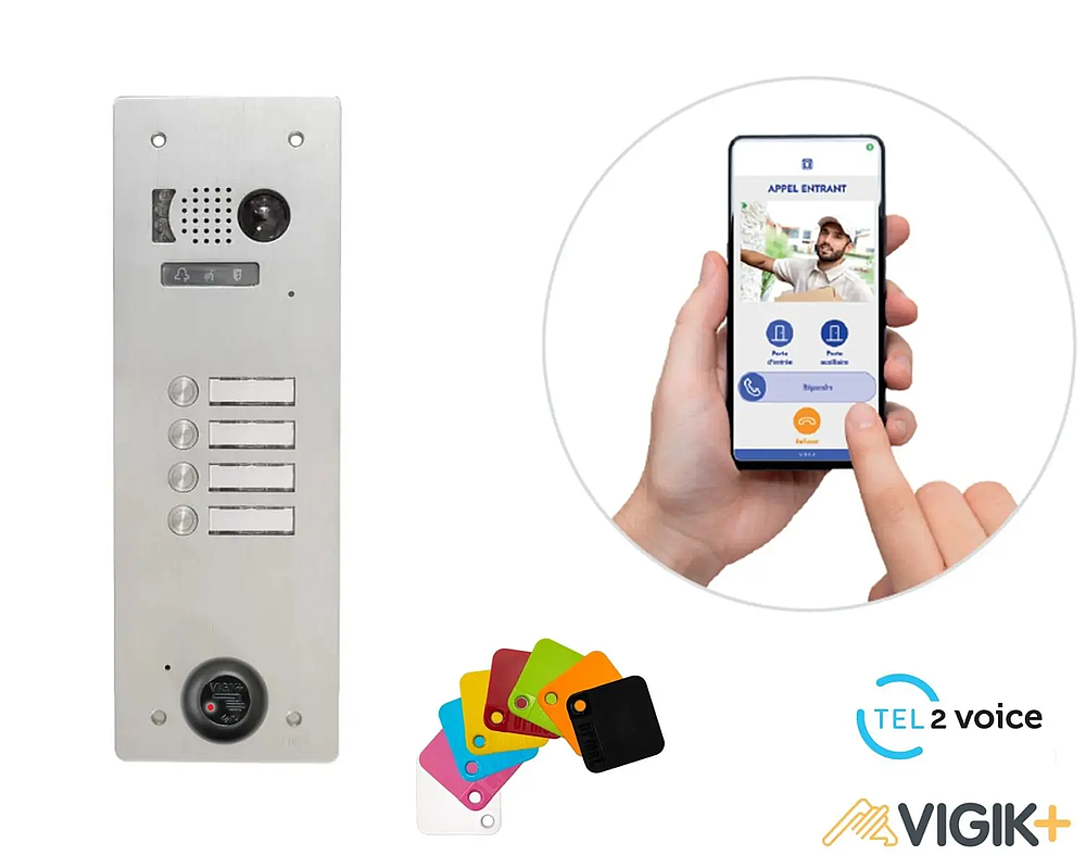 KIT TEL2VOICE 1R 4BP PROGRAMME 10 ANS