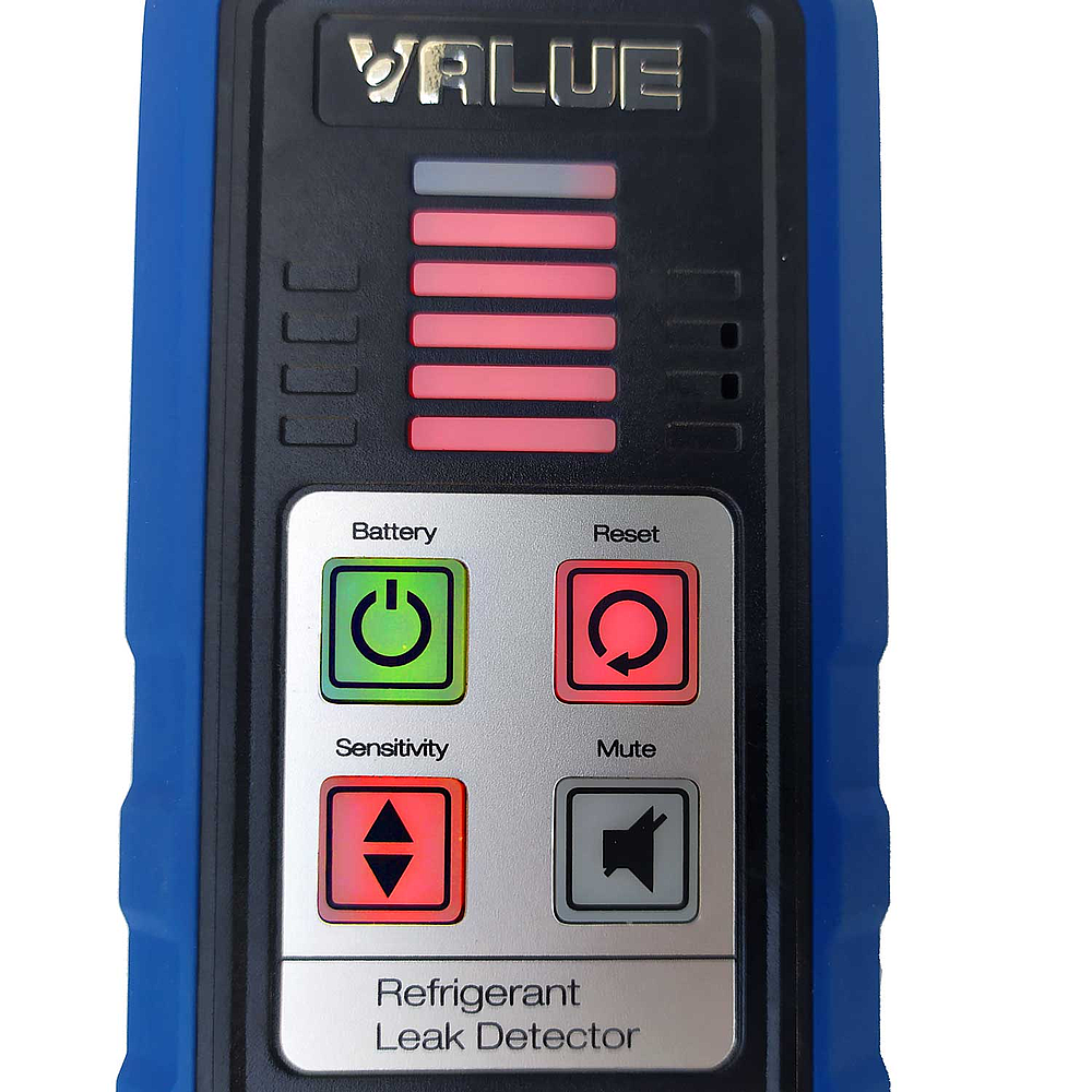 Détecteur de fuites R32, CFC, HCFC, HCF, azote hydrogéné avec batterie rechargeable et chargeur USB