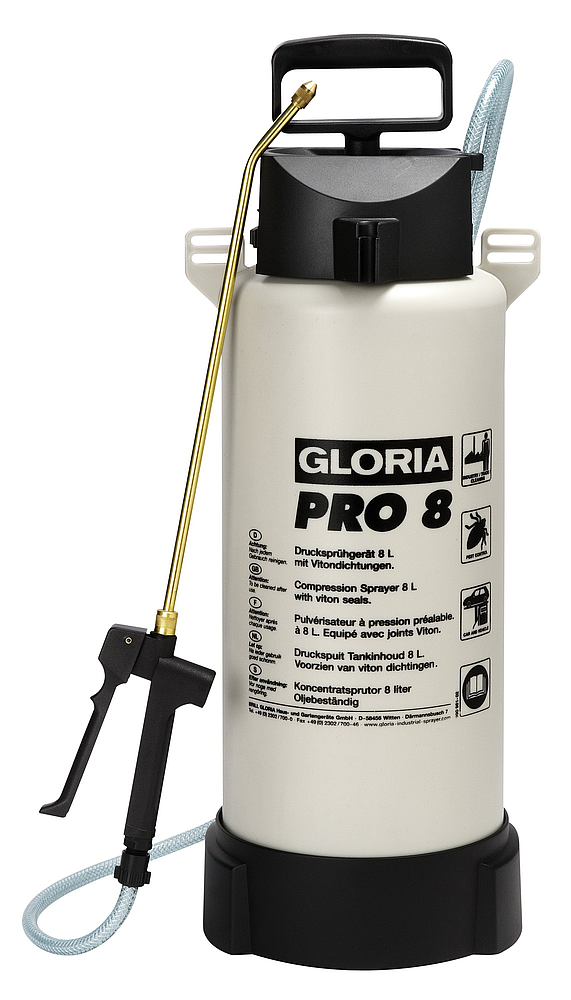 Pulvérisateur cuve plastique  PRO5 joints viton  pression 3b  GLORIA