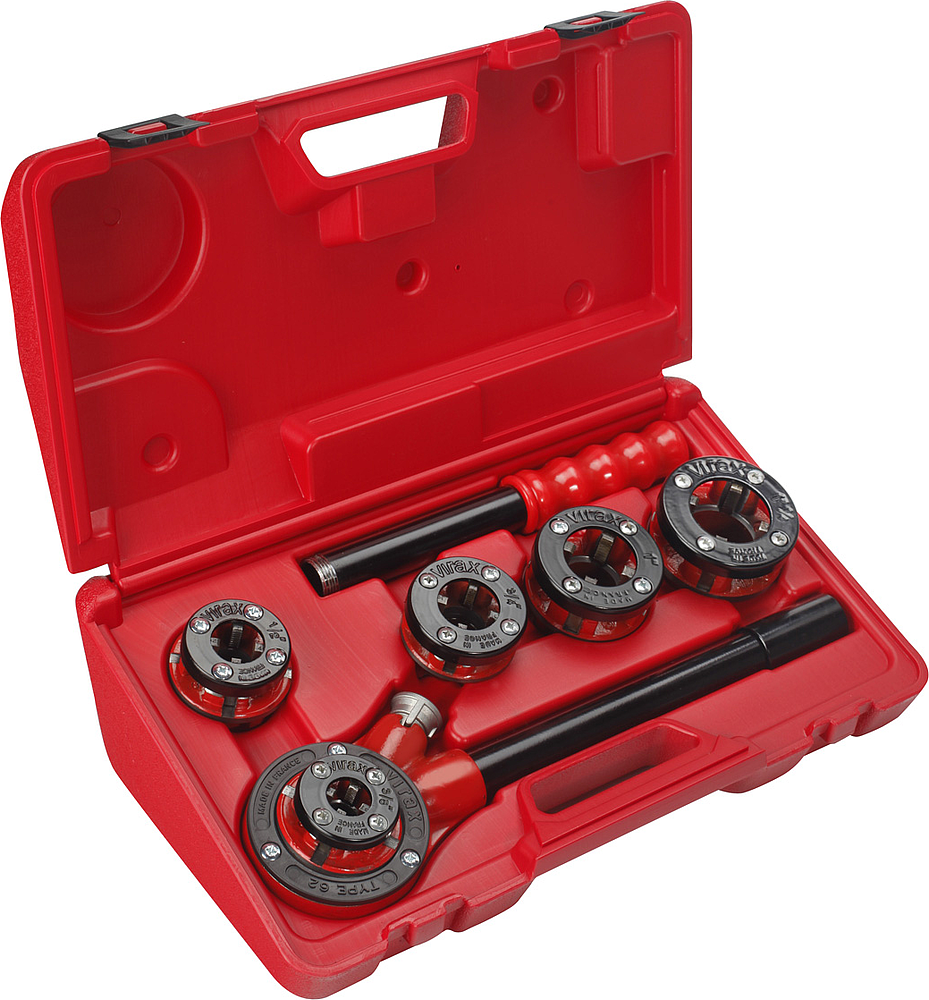 Filière manuelle Virax 3/8         - 1.1/4         en coffret plastique