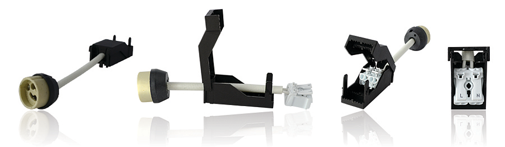 DOUILLE GU10 AUTO + CABLE (25)