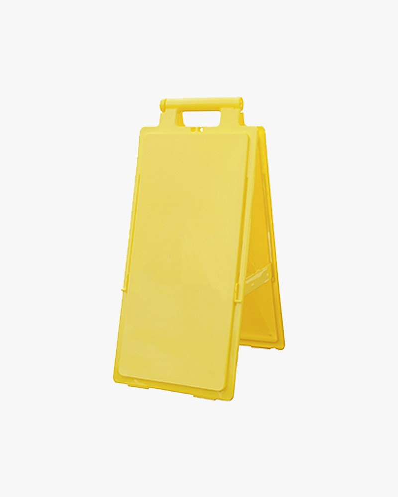 10 x Chevalet sol premium - 640mm - neutre - jaune - Lot de 10