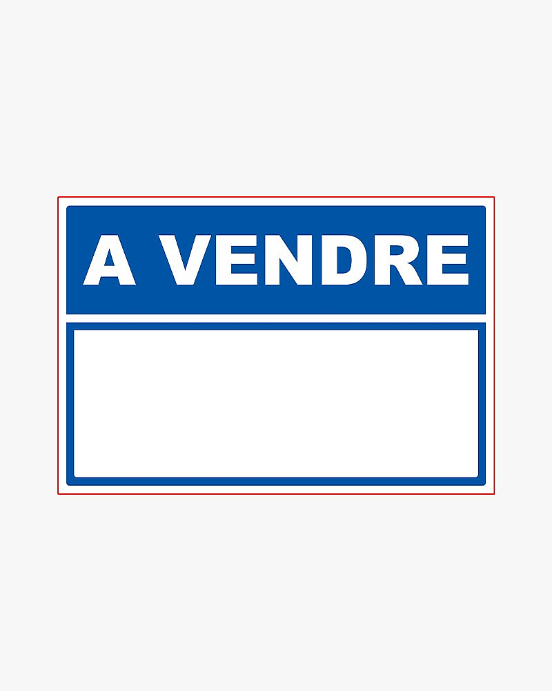 5 x Panneau  PVC rectangulaire - Attention chute de neige