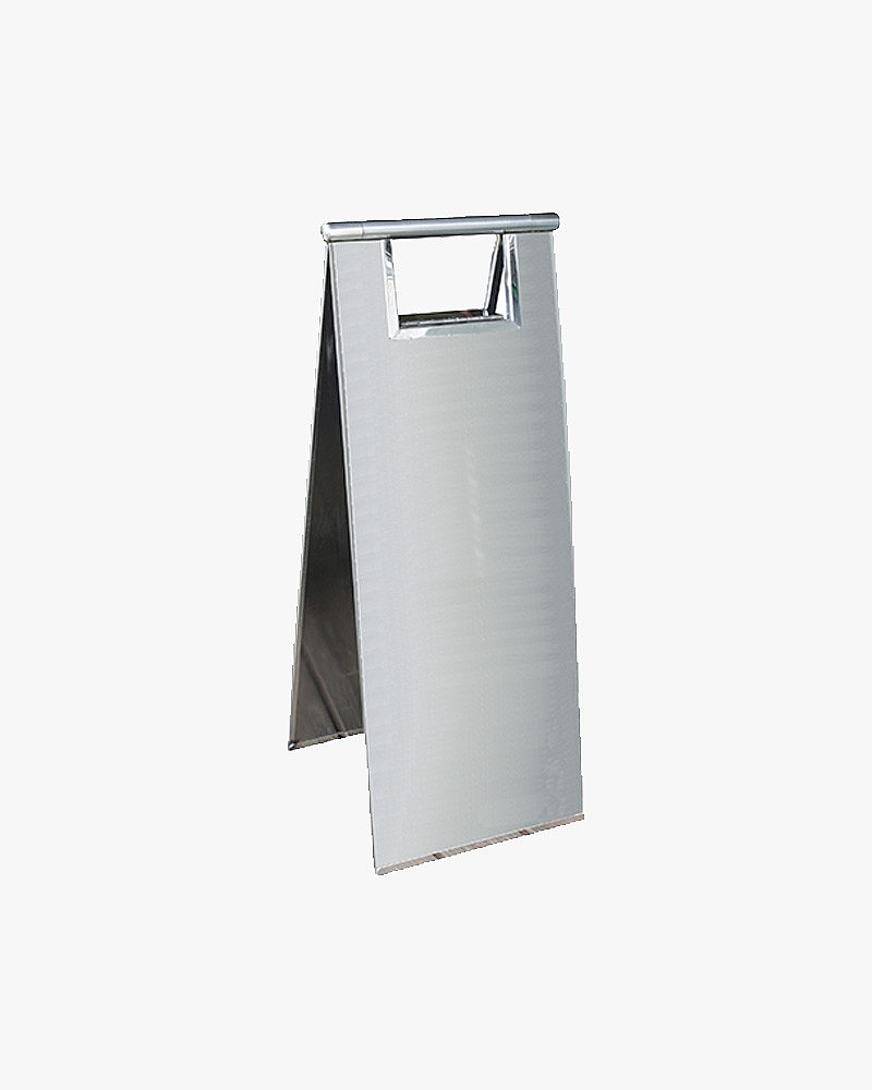 1 x Chevalet sol - 600mm - sol glissant - inox