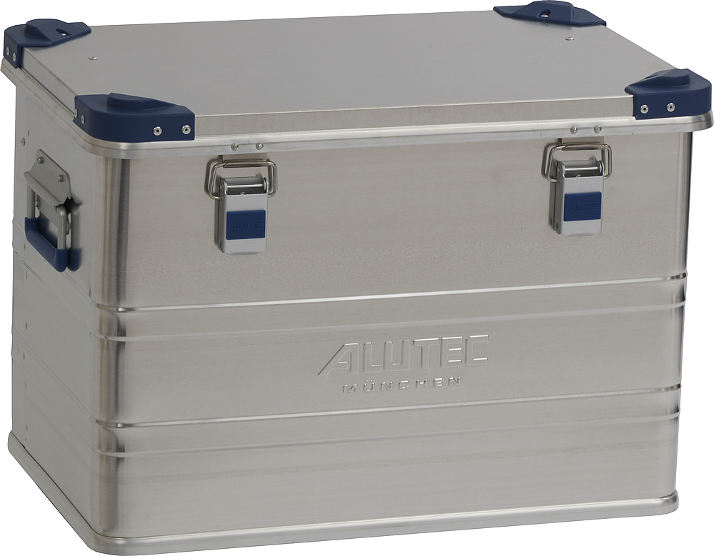 1 Malle aluminium avec coins - 48L