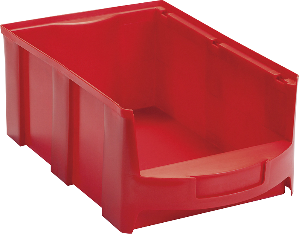 8 Bac à bec grande ouverture superposable 10L - Rouge