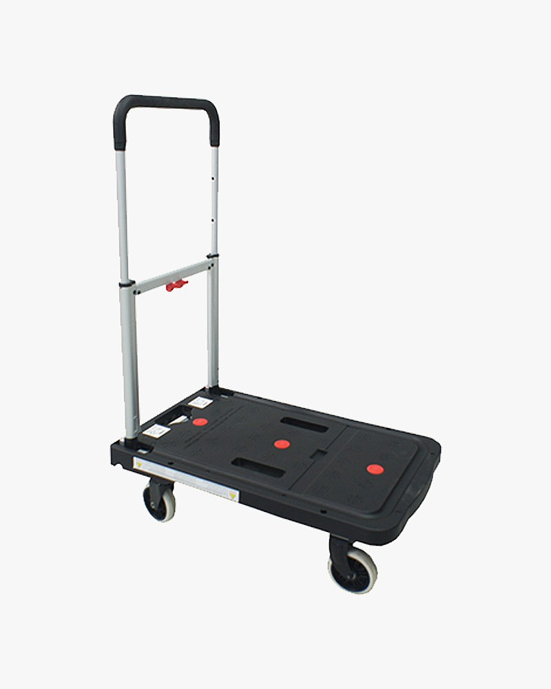 1 x Chariot industriel pliable - 130 kg - noir