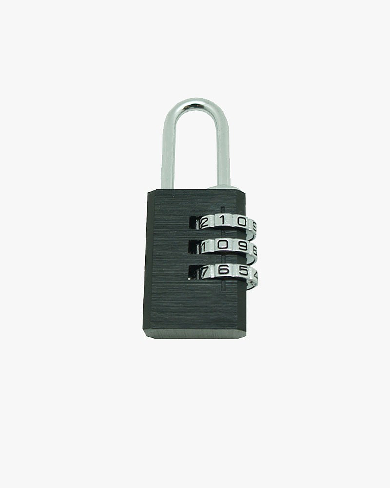 10 x Cadenas acier à combinaison 3 chiffres - largeur 22mm