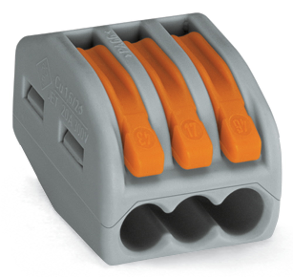 Borne WAGO 222 5x4mm² à levier