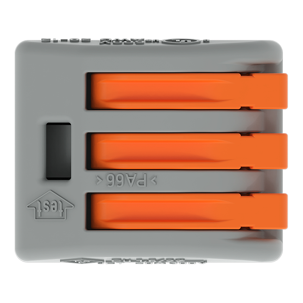 Borne WAGO 222 3x4mm² à levier