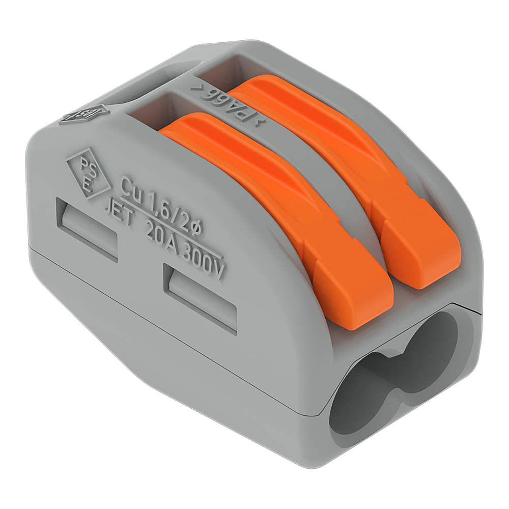 Borne WAGO 222 2x4mm² à levier