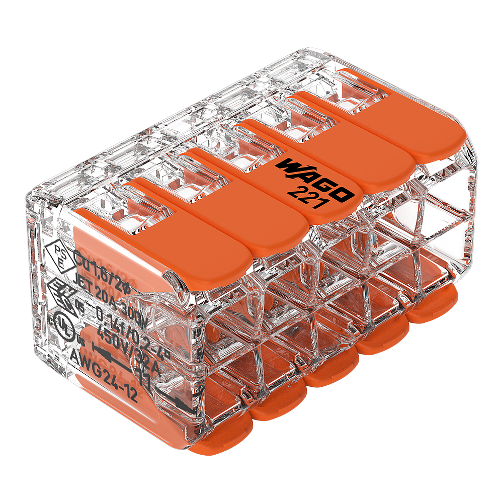 Borne WAGO 221 Mini 10x4mm²